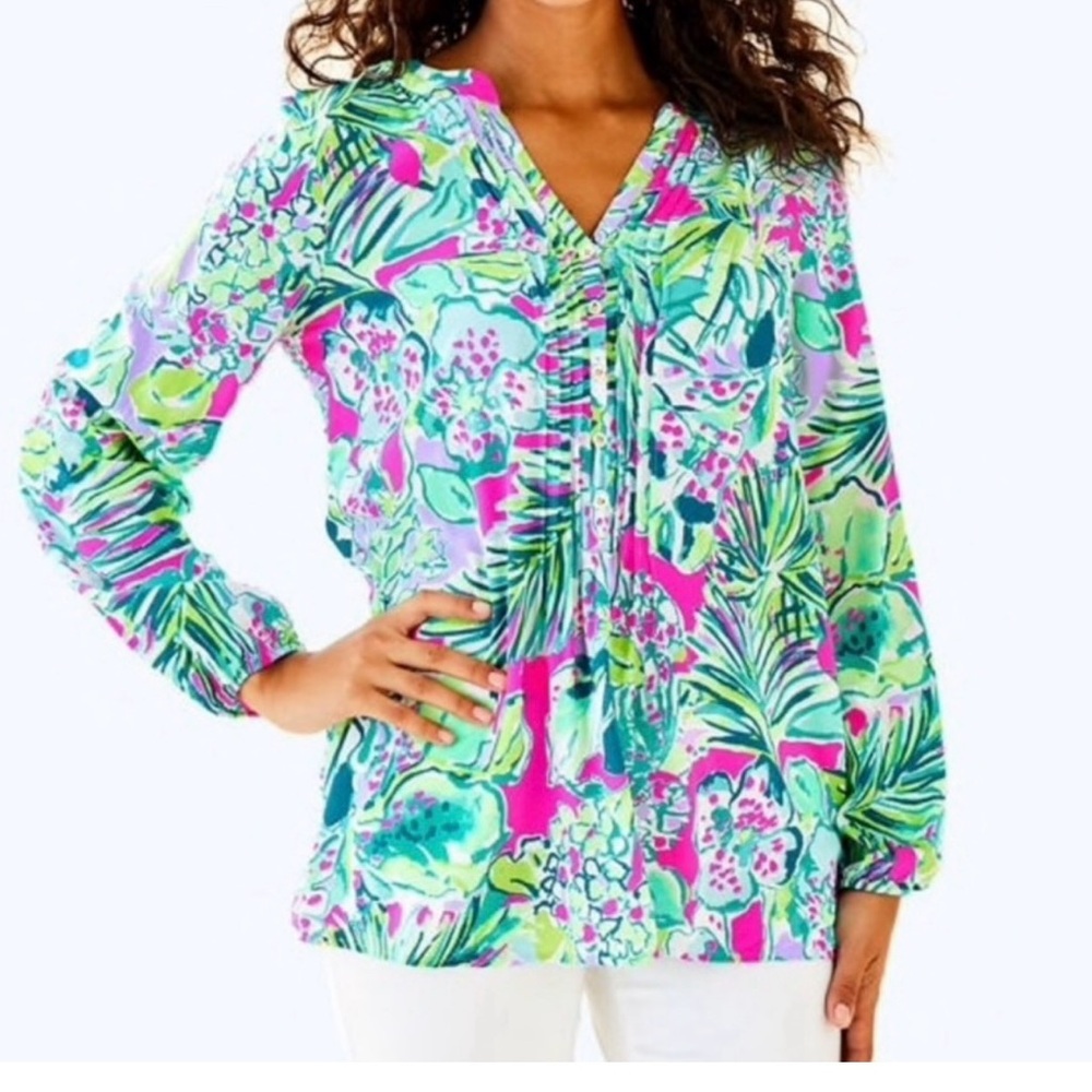 Floral Multicolor Women's Top